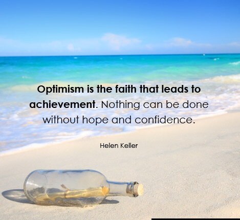 Optimism leads to Achievement 